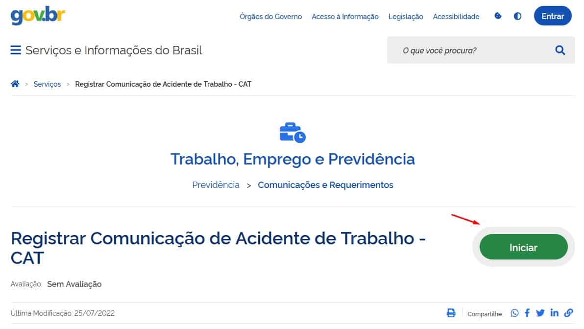 Registrar CAT por síndrome de burnout