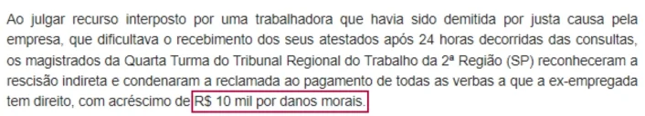 Empresa dificultou atestado 2