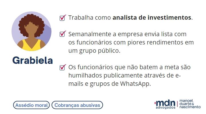Exemplo de assédio moral no trabalho (2)