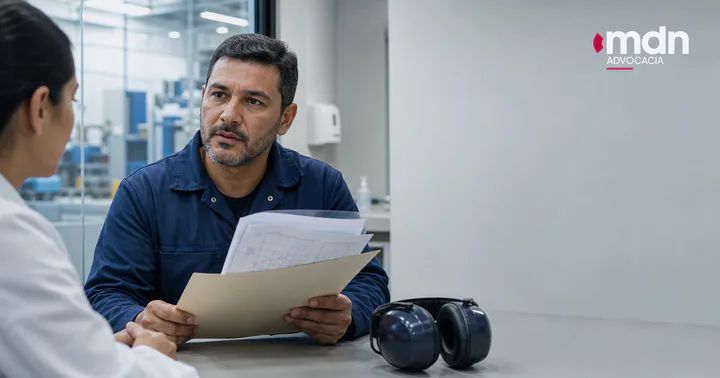 Perda auditiva no trabalho: direitos, provas e o que fazer